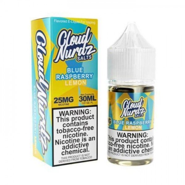 Blue Raspberry Lemon Tobacco Free Nicotine Salt Juice by Cloud Nurdz