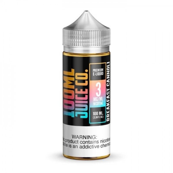 Breakfast Cannoli by 100ML Juice Co eJuice