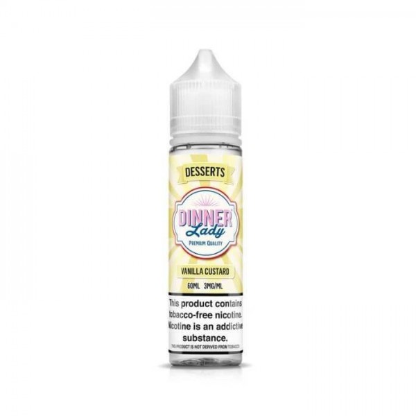 Vanilla Custard Synthetic Nicotine Vape Juice by Vape Dinner Lady