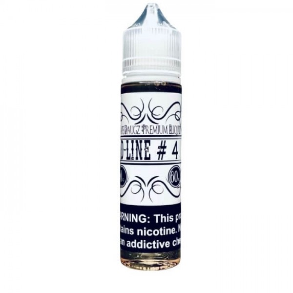 D-Line #4 Tobacco Free Nicotine Vape Juice by Vape Daugz