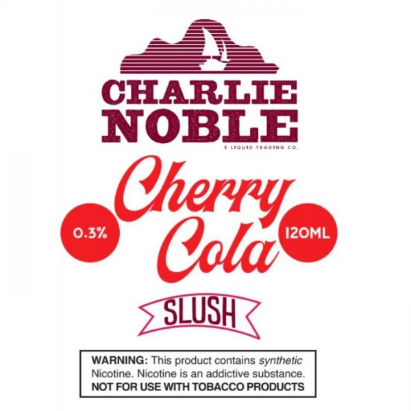 Cherry Cola Slush Tobacco Free Nicotine Vape Juice by Charlie Noble E-Liquid
