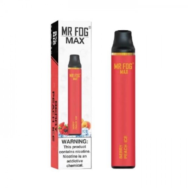 Berry Peach Ice Disposable Vape by Mr Fog Max - 1000 Puffs