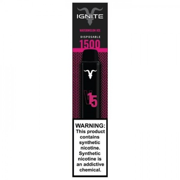 Ignite V15 Watermelon Ice Disposable Vape Pen - 1500 Puffs