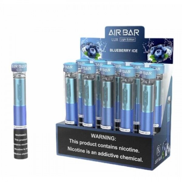 Blueberry Ice Disposable Vape by Air Bar Lux Light Edition - 1000 Puffs