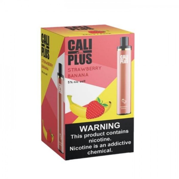 Cali Plus Strawberry Banana Disposable Vape - 1500 Puffs