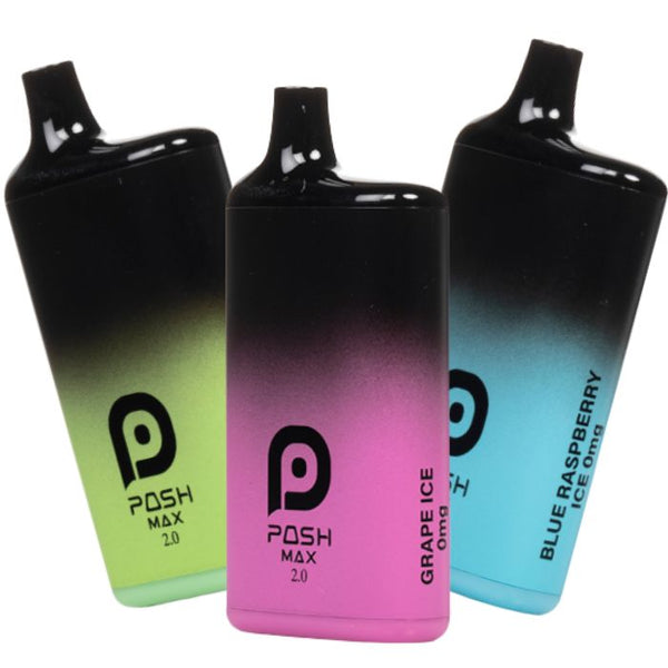 Posh MAX 2.0 Zero Disposable Vape - 5200 Puffs