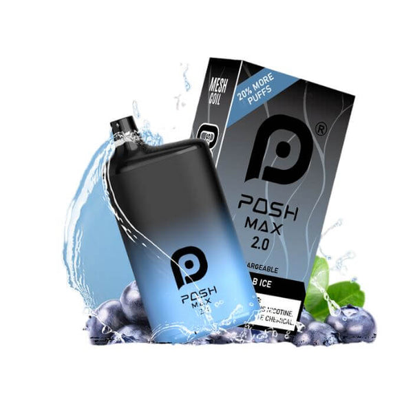 Posh MAX 2.0 Zero Disposable Vape - 5200 Puffs