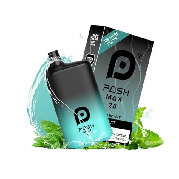 Posh MAX 2.0 Zero Disposable Vape - 5200 Puffs