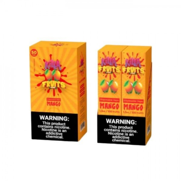 Killa Fruits Mango Disposable Vape - 330 Puffs