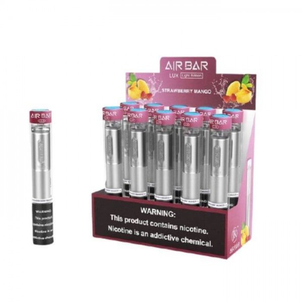 Strawberry Mango Disposable Vape by Air Bar Lux Light Edition - 1000 Puffs