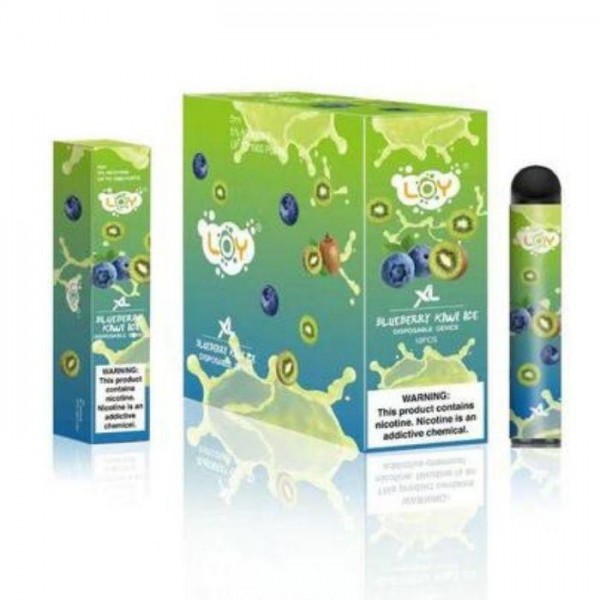 LOY XL Blueberry Kiwi Ice Disposable Vape Pen - 1500 Puffs