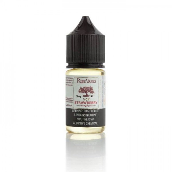 VCT Strawberry Nicotine Salt by Ripe Vapes Handcrafted Saltz Joose