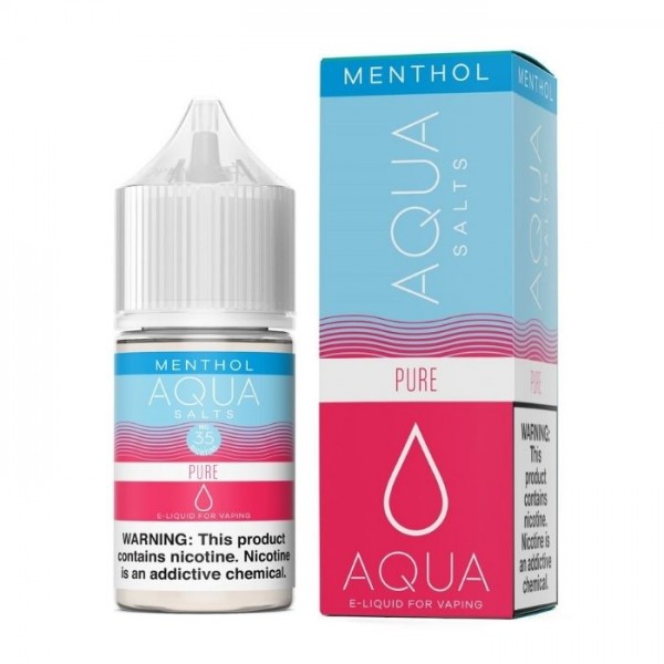 Pure Menthol Tobacco Free Nicotine Salt Juice by Aqua