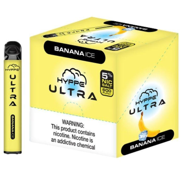 Hyppe Bar Ultra Banana Ice Disposable Vape - 600 Puffs