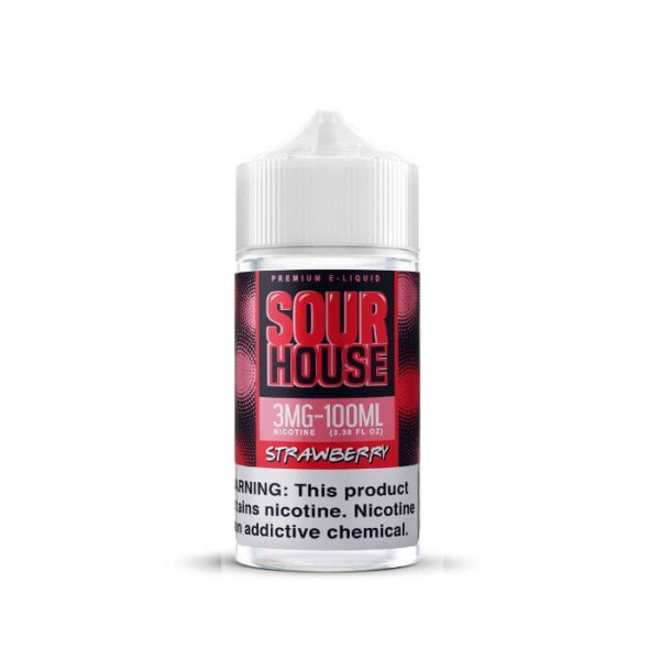 Sour Strawberry E-Liquid by Sour House