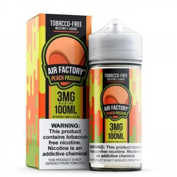 Savannah Peach Tobacco Free Nicotine Vape Juice by Air Factory