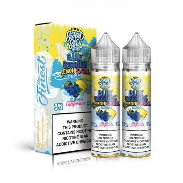 Blue-Berries Lemon Swirl on Ice by The Finest E-Liquid
