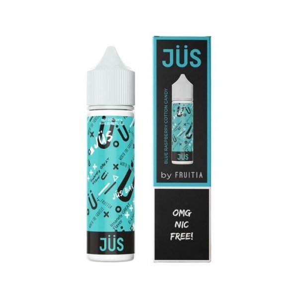 Blue Raspberry Cotton Candy Vape Juice by JUS