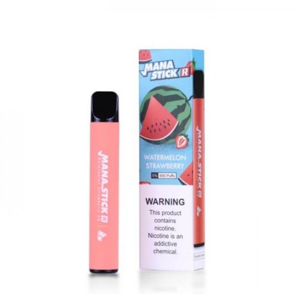 Mana Stick R Watermelon Strawberry Disposable Vape - 650 Puffs