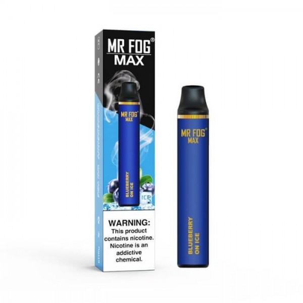 Blueberry On Ice Disposable Vape by Mr Fog Max - 1000 Puffs