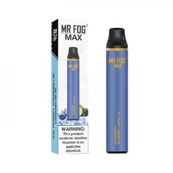 Blackberry Blueberry Lemon Ice Disposable Vape by Mr Fog Max - 1000 Puffs