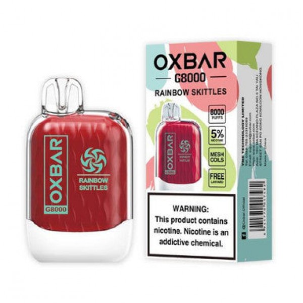 OXBar G8000 Disposable Vape - 8000 Puffs