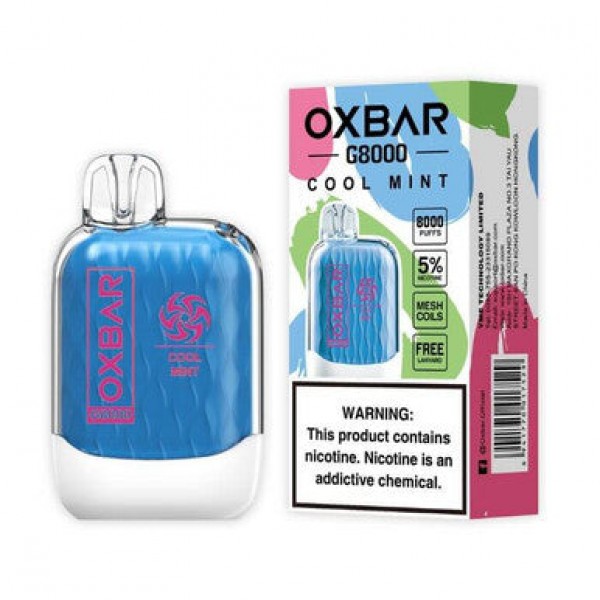 OXBar G8000 Disposable Vape - 8000 Puffs