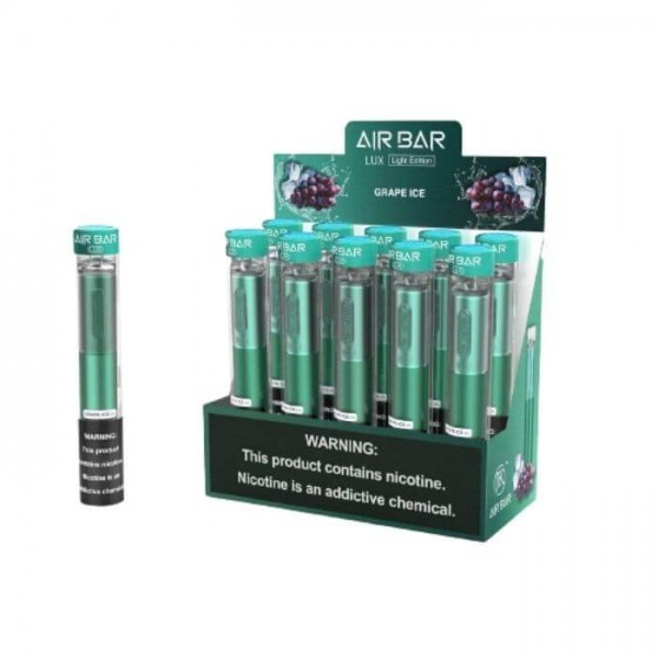Grape Ice Disposable Vape by Air Bar Lux Light Edition - 1000 Puffs