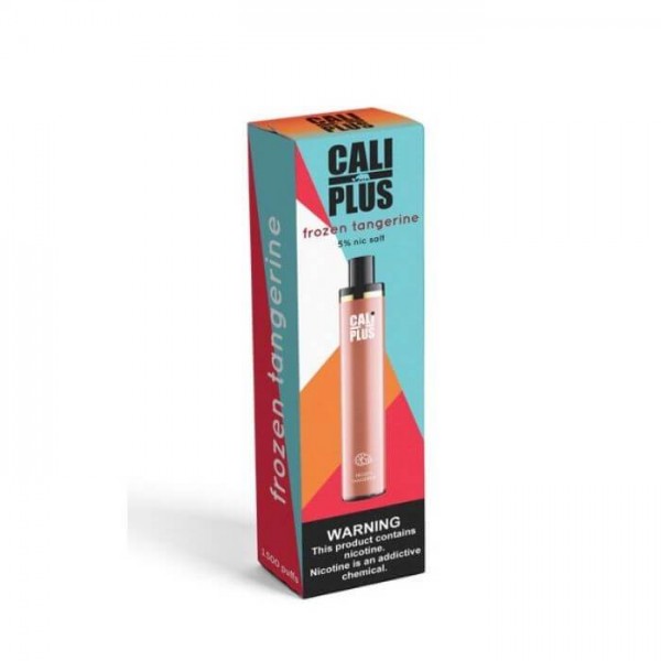 Frozen Tangerine Disposable Vape by Cali Plus - 1500 Puffs