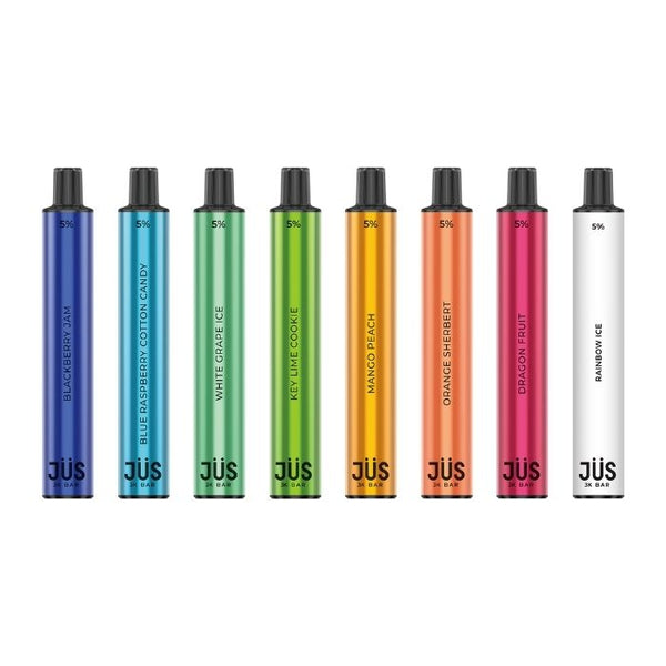 JUS 3K Bar Disposable Vape Pen - 3000 Puffs