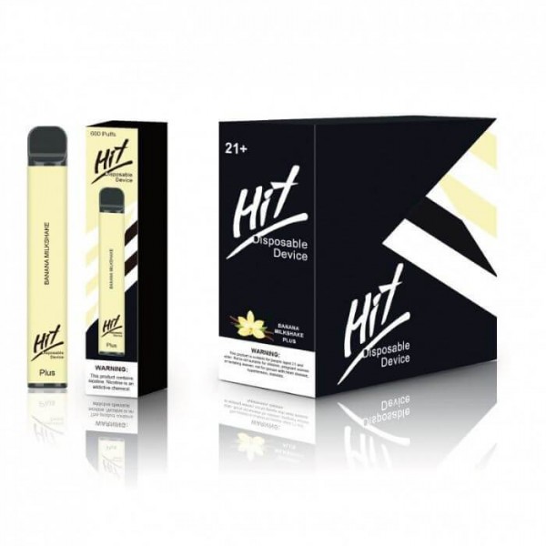 Hit Plus Banana Milkshake Disposable Vape - 600 Puffs