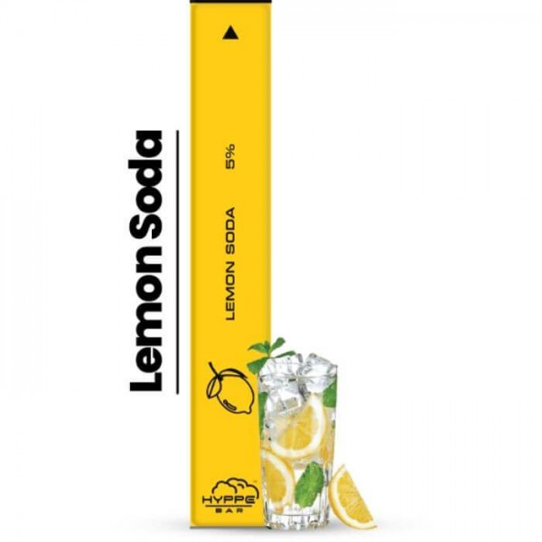 Hyppe Bar Lemon Soda Disposable Vape - 300 Puffs