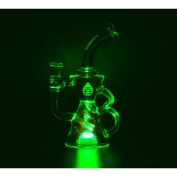 Led Recycler Rig Smoking Pipe Accesories by Kromedome