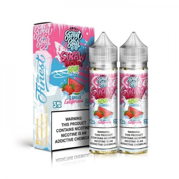 Strawmelon Sour on Ice by The Finest E-Liquid