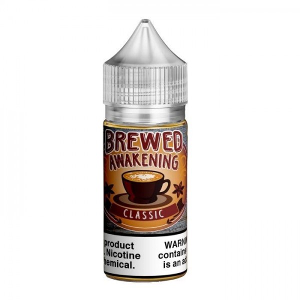 Brewed Awakening Classic Coffee by Caribbean Cloud Company Nicotine Salt eJuice