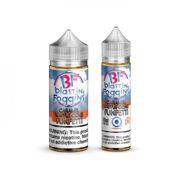 Caramel Waffle Cone Funfetti by Caribbean Cloud Company eJuice