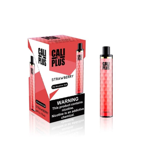 Cali Plus Strawberry Disposable Vape - 1500 Puffs