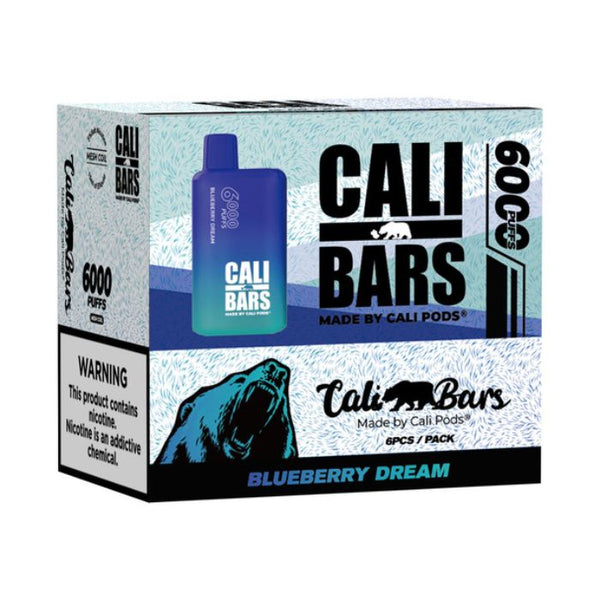 Cali Bars V2 Disposable Vape Pen - 6000 Puffs