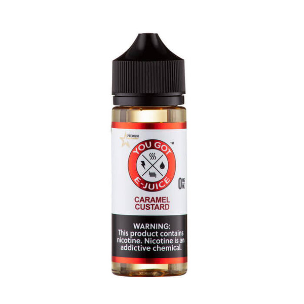 Caramel Custard Synthetic Nicotine Vape Juice by You Got E-Juice